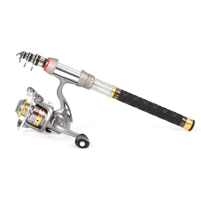 

Lixada Telescopic Fishing Rod&Reel Combo Full Kit Spinning Fishing Reel Gear Organizer Pole Set