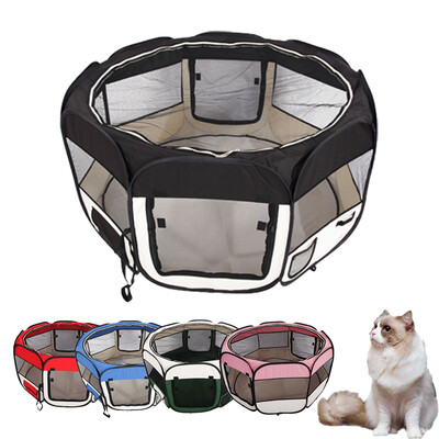 

Ktaxon 45" Dog Kennel Pet Fence Soft Oxford Playpen Protable Folding Crate