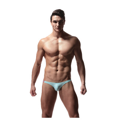 

Tailored Mens Underwear Lycra Cotton Comfortable Low Waist belt U Convex Briefs
