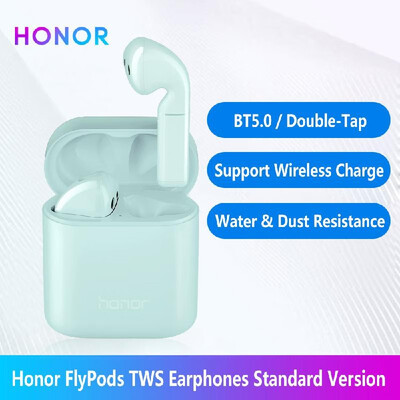 

Huawei Honor FlyPods TWS Wireless Earphone Standard Version H2S Hi-Fi Waterproof IP54 Tap Control Wireless Charge BT 50 Headset