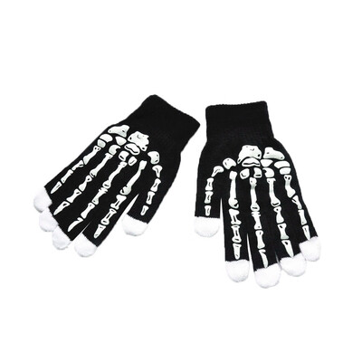 

Skeleton Glove For Halloween Rave Party Flashing Gloves One Pair Light Up Glove