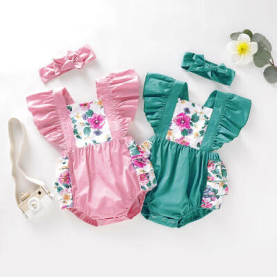 

Newborn Kid Baby Girl Infant Romper Jumpsuit Bodysuit Tutu Dress Clothes Outfits