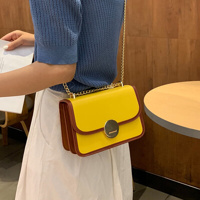 

Senior sense bag female 2019 new tide western style texture chain bag fashion Messenger bag wild ins shoulder bag