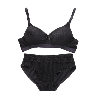 

New Europe Girl Sexy Lace Bra Set Adjustable Underwear Sets Seamless Women B Cup Small Bra Lingerie Lace Small Bra Brief Sets