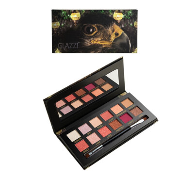 

Matte Glitter EyeShadow 12 Color Eyeshadow Palette Diamond Shimmer Eye Primer Eye Shadow Powder with Eyeshadow Brush