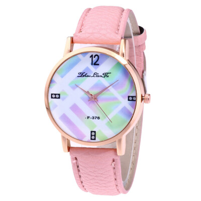 

Dream lattice Womens Casual Quartz Leather Band Analog Wristwatches womens watch casual quartz Hours woman watch 2018 &Ff