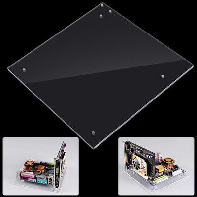 

Greensen Open Frame Transparent Acrylic Overlock Computer Case DIY Base Stand For ITX Motherboard