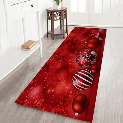 

Gobestart Merry Christmas Welcome Doormats Indoor Home Carpets Decor 40x120CM