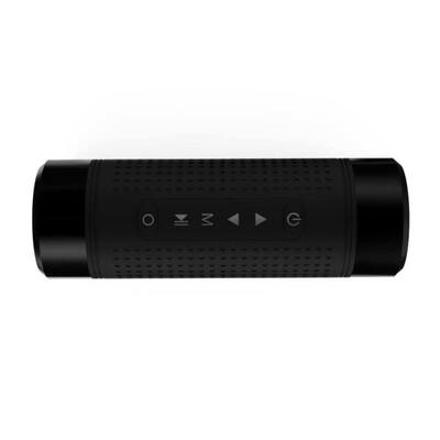 

wireless bluetooth speaker outdoor waterproof bicycle speaker with powerbank flashlight support TF AUX FM