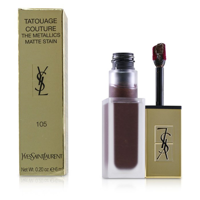 

YVES SAINT LAURENT - Tatouage Couture The Metallics - 105 Magnetic Prune Temper 6ml02oz