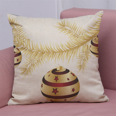 

Tailored New Christmas Cotton Linen Pillow Case Sofa Cushion Cover Home Decor