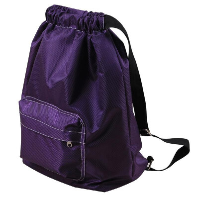 

Drawstring Backpack Waterproof Unisex Sport Storage Bag With Dry Wet Separated Compartment For Outdoors Beach Swimming Camping