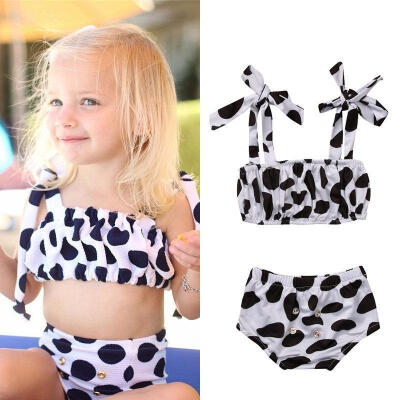 

Girl Kids Toddler Bathing Suit Swimwear Bikini Tankini Swimsuit Swimming Costume