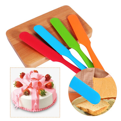 

Kitchen Cake Cream Butter Spatula Mixing Batter Scraper Brush Handle Silicone Baking Cook Tool SiliconeSpatula