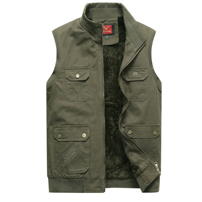 

Toponeto Mens Fashion New Style Casual Furring And Thickening Vest Fashion Warm Vest