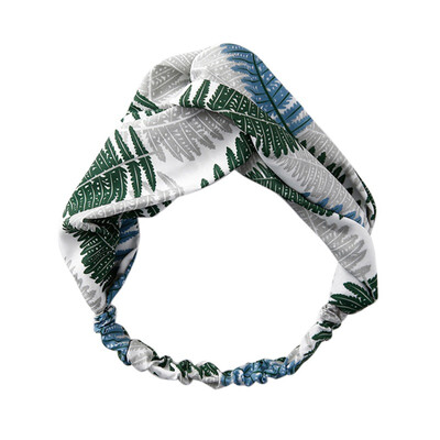 

1pc Women Girl Hair Accessories Holiday StyleLeaves Cross Hair Band Headband Band Wide Girl Elastic Hair Bands