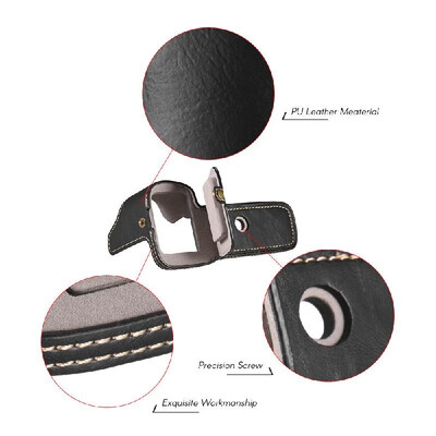 

Half Camera Case Bag Bottom Opening Camera Bag Coffee Protective PU Leather Camera Case for Sony ILCE9 A9 A7III A7RIII