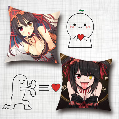 

redCherry Anime Characters Cartoon Square Throw Pillow Case Cushion Cover Double Sided 177 inch