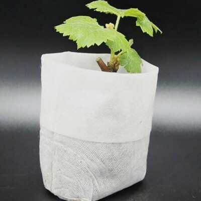 

Siaonvr 100Pcs Nursery Pots Seed-Raising Bags Non-woven Fabrics Garden Supply 8x10cm