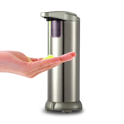 

AD - 02C 280ml Shower Stainless Steel Sensor Touch-free Soap Shampoo Dispenser