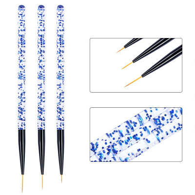 

Toponeto Rhinestone Crystal Nail Art Brush Pen Silicone Head Carving Dotting Tools