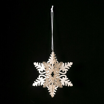

Hanging Snowflake Pendant Cutout Hollow Home Christmas Tree Ornament DIY Display