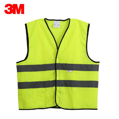 

3M V10M0 High Visibility Reflective Vest Security Working Clothes Safety Waistcoat Motorcycle Cycling Warning Day Night Use