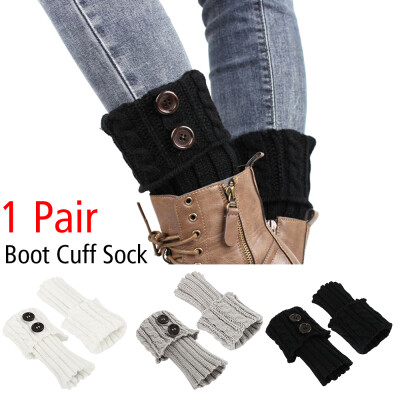 

New Stylish High Grade Knitted Leg Warmers Socks Boot Cover Boot Cuff Sock