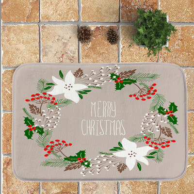 

〖Follure〗Merry Christmas Welcome Doormats Indoor Home Carpets Decor 40x60CM