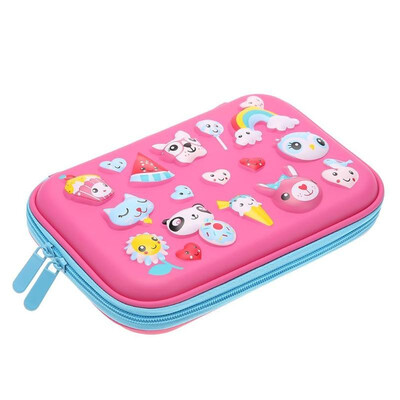 

Cute Cartoon Animals Students Pencil Bag Girls Boys Big Capacity Pencilcase