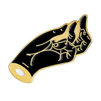 

Draw Skulls Love Kills Hands Snake Rose Enamel Brooches Collar Pins Badge Women