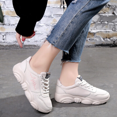 

LZJ Trendy Women Sneakers Thick Sole Ladies Platform Shoes Web Celebrity Chunky Dad Sneakers Chaussures Femme Buty Damskie