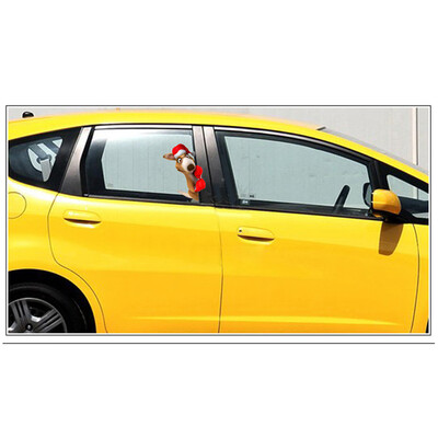 

1pc Auto Christmas Rear Window Wiper Windshield Sticker Reflective Decor Replace
