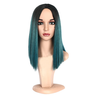 

〖Follure〗Synthetic Hair 16 Inches Straight Hair Wig For Black Hair Women Synthetic Wig