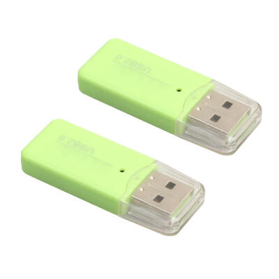 

2pcs USB 20 Drive High Speed Memory Card Reader Adapter TF Card Reader