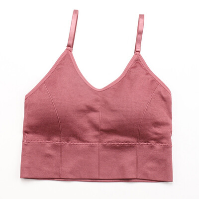 

Women Nylon Bras Fitness Bras Adjust Straps Female Sporty Bralette Underwear Removable Padded Shakeproof Bra Breathable Bra