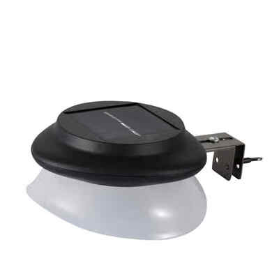 

9 LEDs Waterproof Outdoor Solar Powered Wall Lamp Fence Gutter Garden Yard Path Street WhiteWarm Light