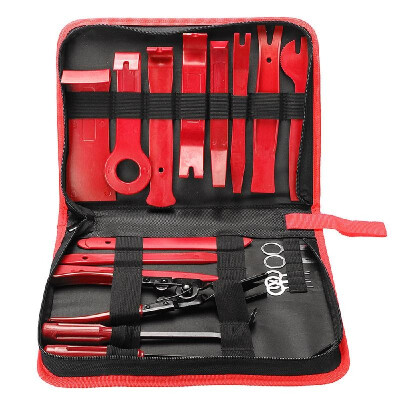 

19Pcs Car Trim Removal Tool Set Hand Tools Pry Bar Panel Door Interior Clip Kit