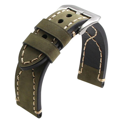 

Gobestart Leather Watch Strap Bracelet instead of outdoor sports watch retro Watch