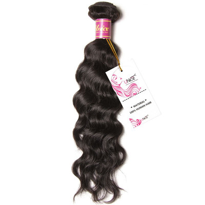 

UNice Hair Brazilian Human Hair Bundles Wavy Natural Wave US Stcok