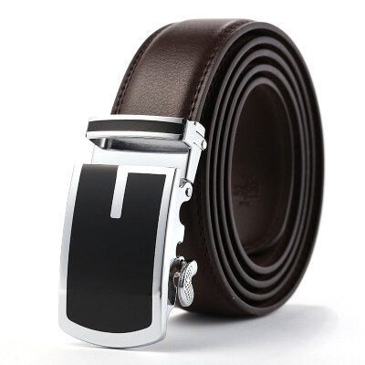 

2019Top sale Designer belt For men British style Genuine Leather men brown Belts New black Automatic Metal Belt men