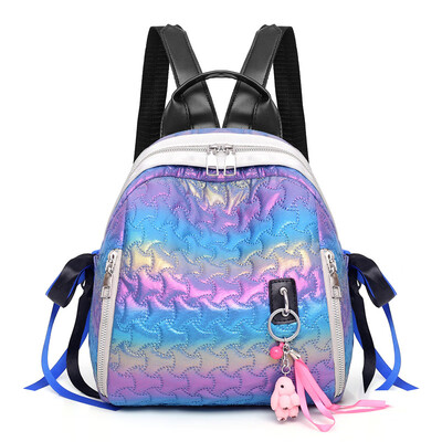 

Ins wind changing color mini backpack shoulder girl bag small fresh foreign air bag fashion bag small bag