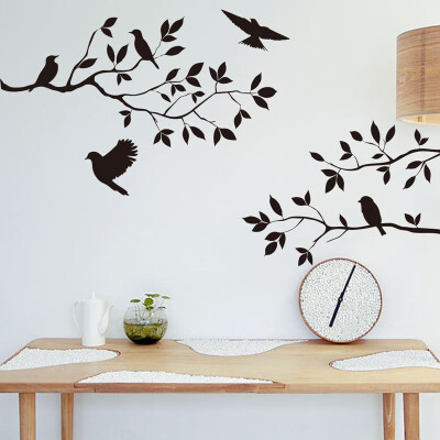 

Gobestart Tree Bird Removable Wall Sticker Vinyl Art Decal Mural Home DIY Decor