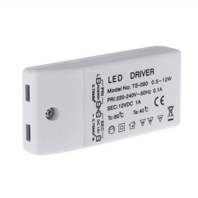 

Electronic Transformer 12W DC 220-240V to 12V 1A LED Power Supply Driver