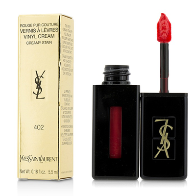 

YVES SAINT LAURENT - Rouge Pur Couture Vernis A Levres Vinyl Cream Creamy Stain - 402 Rouge Remix 55ml018oz