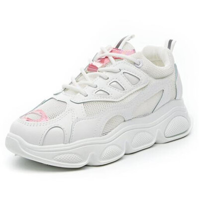 

DIWEINI 2019 Spring New Women Casual Shoes Mesh Comfortable breathable Platform Woman Sneakers Ladies Trainers chaussure C08