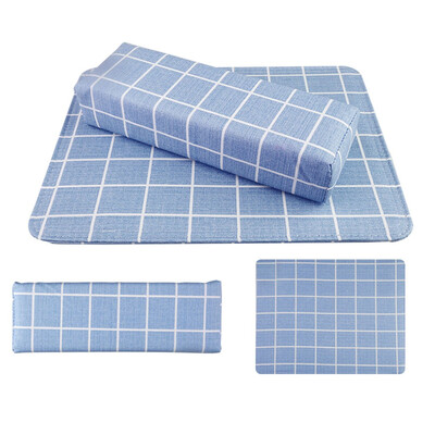 

Gobestart Macaron Checked And Striped Hand Cushion Table With Square Nail Cushion
