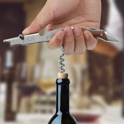 

Greensen Professional Stainless Steel All-in-one Corkscrew Bottle Wine Opener Foil Cutter Beer OpenerWine Hippocampus Opener