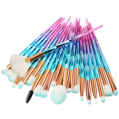

Gobestart 20Pc Makeup Brushes Set Powder Foundation Eyeshadow Eyeliner Lip Cosmetic Brush