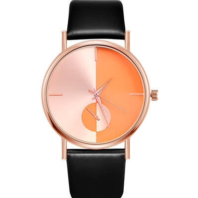 

Hot Sale Women Watch Black Leather Band Stainless Steel Analog Quartz Wristwatch Woman Lady Luxury Watches Minimalist Clock